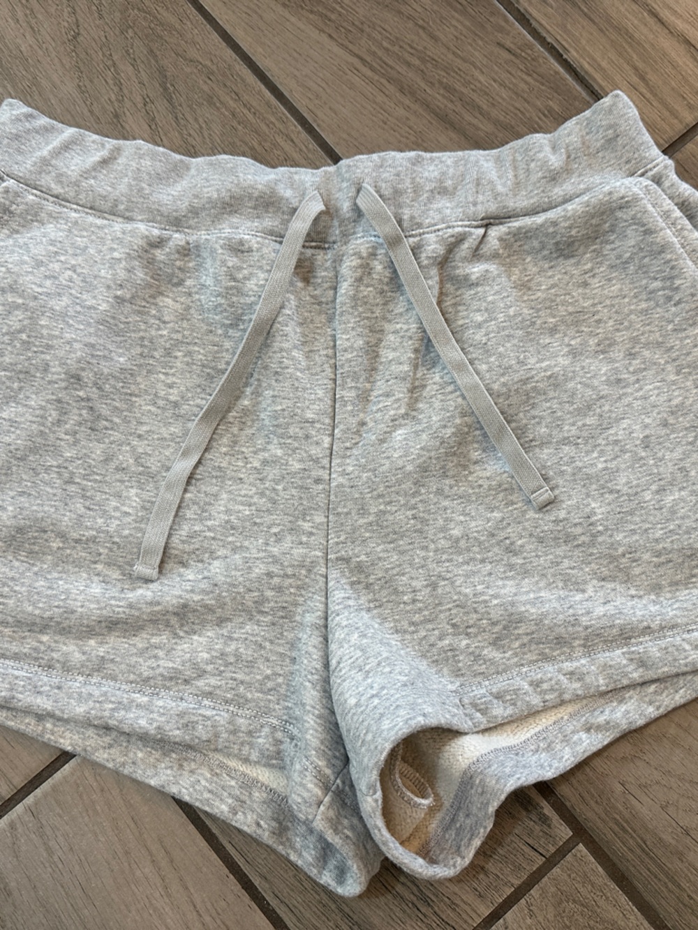American Eagle Outfitters Light Gray Heather Lounge Shorts